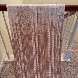 West Elm Cream Speckled Cotton Curtain Panel